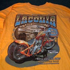 Motorcycle rally tee shirt xl